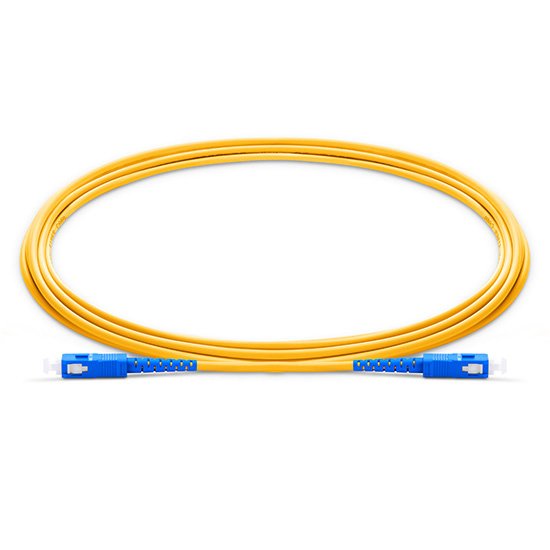1m1m SC/UPC-SC/UPC 单工单模 OS2光纤跳线 -2.0mm PVC